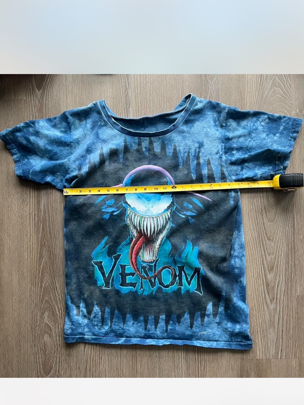 Marvel Venom Tie-Dye Graphic Tee - Blue